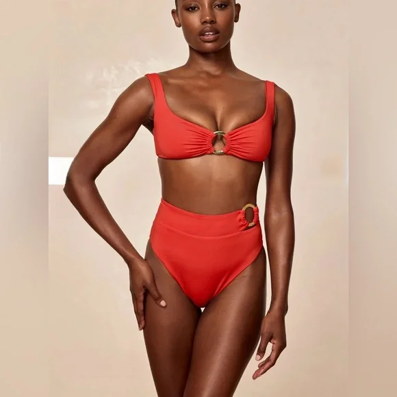 Monday Swimwear COSTA RICA BOTTOM - CHILI PEPPER Size medium - Picture 2 of 7